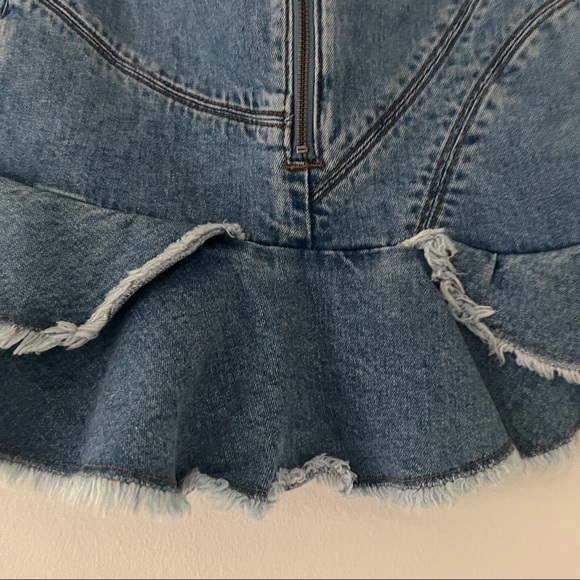 AJE Denim Mini Skirt • Classic Wash • Second Hand • Size 4AU RRP $295 - Picture 15 of 16